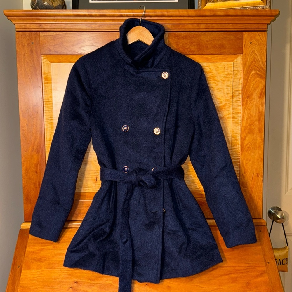 Rodebjer - size small - navy blue coat.